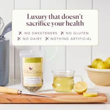 Plum Deluxe Caffeine-Free Tea Sampler for Relaxation