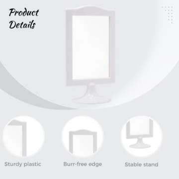 Homaisson 10 PCS Double-sided Standing Picture Frame, 4x6 Inch Pedestal Display Photo Frames for Wedding Bridal Shower Decor Table Number