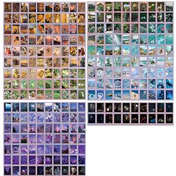 Huralona 400 Sheets Scrapbooking Material Paper Vintage Bullet Journaling Paper Collection DIY Decorative Craft Paper Journal Embellishment Supplies (Star)