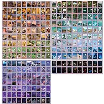 Huralona 400 Sheets Scrapbooking Material Paper Vintage Bullet Journaling Paper Collection DIY Decorative Craft Paper Journal Embellishment Supplies (Star)