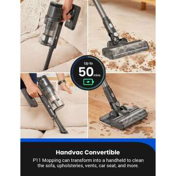 Proscenic Cordless Vacuum and Mop for Home
