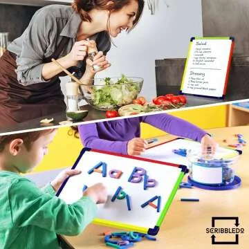 Magnetic Dry Erase Board for Kids - ScribbleDo 9"x12"