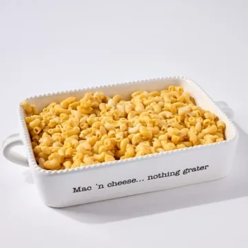 Mud Pie Macaroni and Cheese Baker and Cheese Grater Serving Set