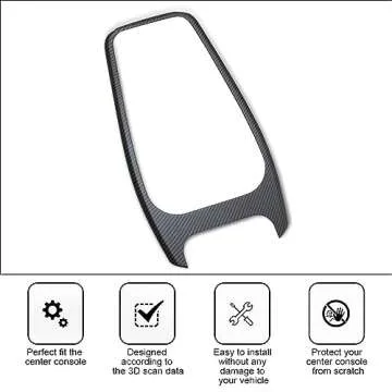 BestEvMod Matte Carbon Fiber Trim for Mustang Mach-E