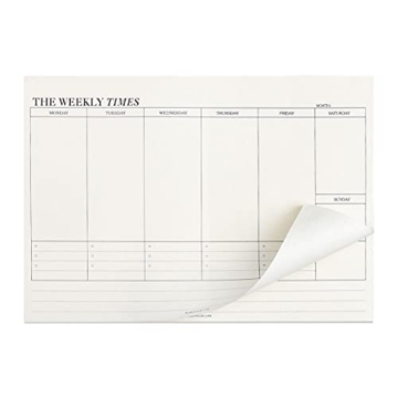 60 Sheets Weekly Planner Notepad for Effortless Organization