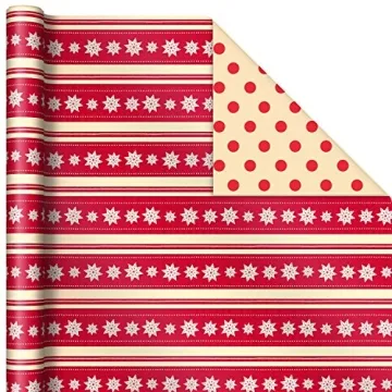 Hallmark Reversible Christmas Gift Wrapping Paper Set