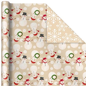 Hallmark Reversible Christmas Gift Wrapping Paper Set