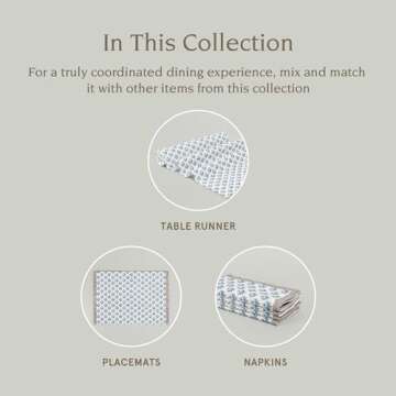 Hand-Blocked Cotton Napkins for Elegant Dining