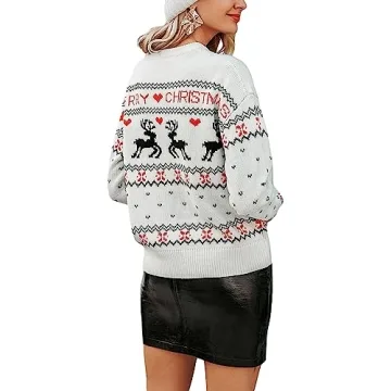 Women's Ugly Christmas Sweater for Holiday Fun and Comfort