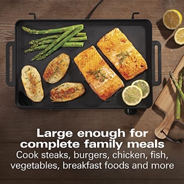 Hamilton Beach Cast Iron Electric Grill for Family Meals
