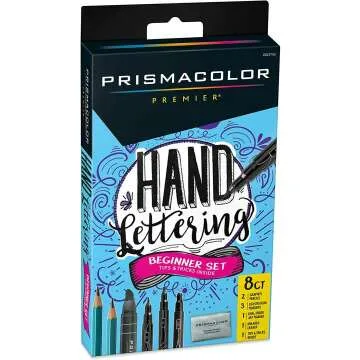 Prismacolor Premier Beginner Hand Lettering Set – 8 Art Supplies