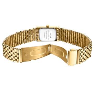 Luxury BOFAN Gold Watch for Women with Adjustable Band