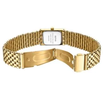 Luxury BOFAN Gold Watch for Women with Adjustable Band