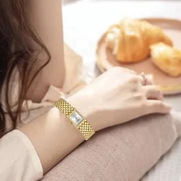 Luxury BOFAN Gold Watch for Women with Adjustable Band