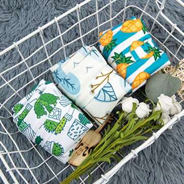 babygoal Wet Dry Bags for Baby Cloth Diapers, Washable Travel Bags, Beach, Pool, Gym Bag for Swimsui...