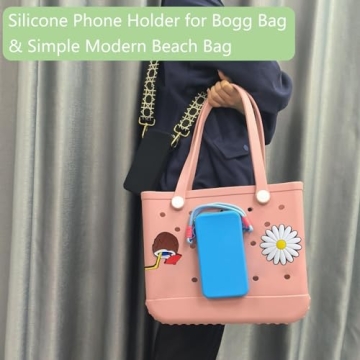 Chic Silicone Phone Holder for Bogg Bag Organizer