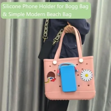Chic Silicone Phone Holder for Bogg Bag Organizer