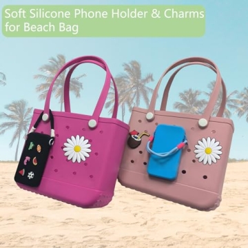 Chic Silicone Phone Holder for Bogg Bag Organizer