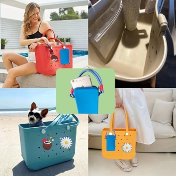Chic Silicone Phone Holder for Bogg Bag Organizer