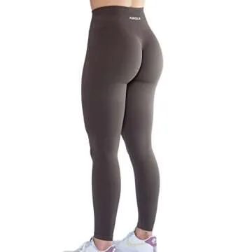 Seamless Scrunch Legging Women Yoga Pants 7/8 Tummy Control Workout Running for Fitness Sport Active...