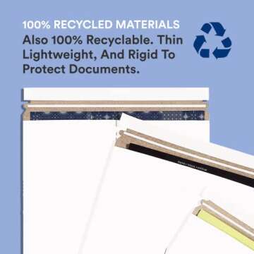 BOX USA StayFlat Mailer, 9"L x 11.5"W, Pack of 100 | Stayflats Envelope Keeping Photo, Document, Artwork Protected During Mailing and Shipping, 9x11.5