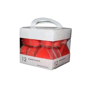 Quadow Scented Candles, 12 Pcs Sweet Romantic Love Heart Shaped Floating Candle for Home Decorations Wedding Birthday Party Celebrations