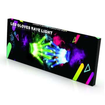 COLEDRE LED Gloves 12 Colors Girls Boys Toys Age 6-8 8-12 Years Old Kids Easter Gifts Stocking Stuff...
