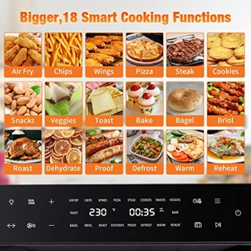 Geek Chef 31QT Air Fryer Oven Perfect for Family Meals