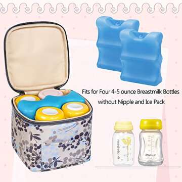 Teamoy Breastmilk Cooler Bag - Stylish Milk Storage for Moms