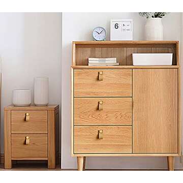 12 Pack Handmade Genuine Leather Cabinet Handle Pulls Knob Handles -Drawer Pulls Brown