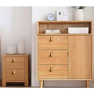 12 Pack Handmade Genuine Leather Cabinet Handle Pulls Knob Handles -Drawer Pulls Brown