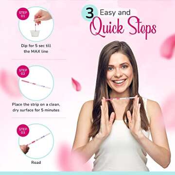 Clinical Guard 25 Pregnancy Tests Early Detection Strips - FSA HSA Eligible - Sensitive & Accurate M...