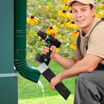 Verdanzia 4 Pack Gutter Noise Dampener - Outdoor Sound Reducer