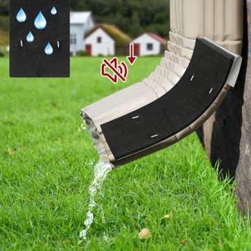 Verdanzia Gutter Noise Dampener, 4 Pack for Quiet Rain