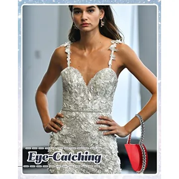 Stylish Amylove Mini Heart Shaped Clutch Bag Set for Women