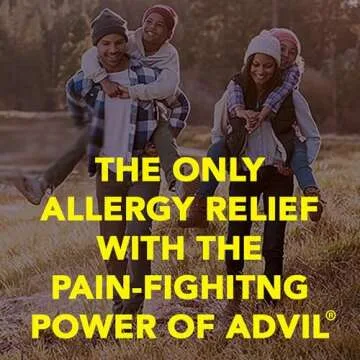 Advil Allergy and Congestion Relief Tablets, Pain Reliever, Fever Reducer and Allergy Relief with Ibuprofen, Phenylephrine HCl and Chlorpheniramine Maleate 4 mg - 50 Coated Tablets