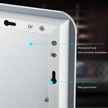 NeuType LED Mirror with Touch Control & Anti-Fog Function