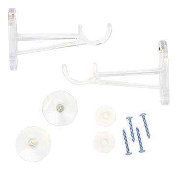 Perky Pet 8203 Hummingbird Feeder Mounting Brackets with Hardware