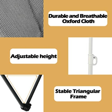 DOALBUN Double Camping Chair with Umbrella & Cooler Bag