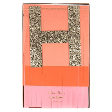 Meri Meri Rainbow Fringe Birthday Banner 8' | Party Decor