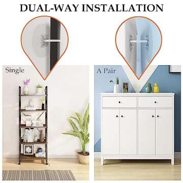 Furniture Anchors 30 Pack - Baby Proof Your Home Safely