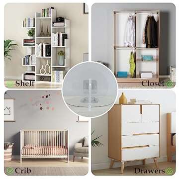 Furniture Anchors 30 Pack - Baby Proof Your Home Safely