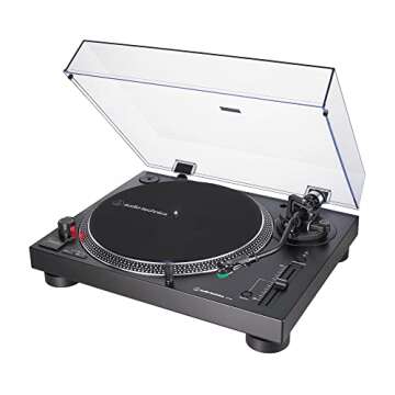 Audio-Technica AT-LP120XUSB-BK Direct-Drive Turntable for Vinyl Lovers