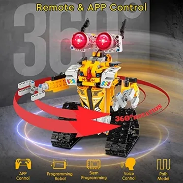 Sillbird STEM Remote App Controlled Wall Robot Building Kit
