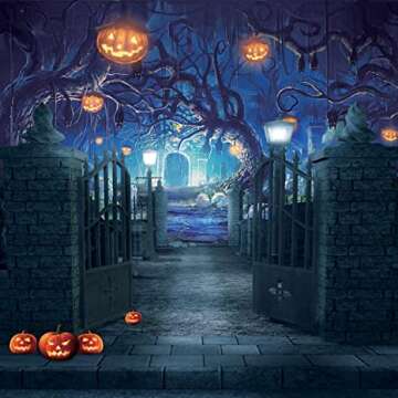 Dudaacvt Halloween Photography Decorations Background - Spooky & Fun