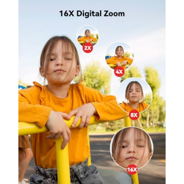 FHD 1080P Kids Digital Camera with 16X Zoom