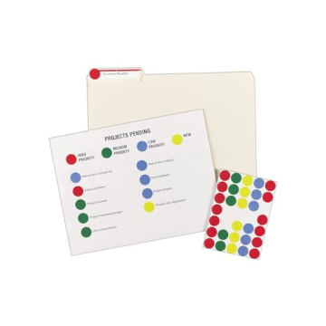 Avery Removable Color-Coding Labels - Assorted Colors, 1008 Labels