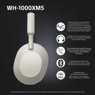 Sony WH-1000XM5S Wireless Headphones with Noise Canceling