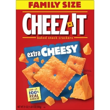 Cheez-It Extra Cheesy Crackers in Family Size Box