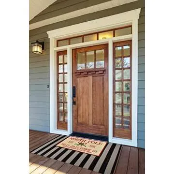 DII Outdoor Christmas Door Mat Collection Decorative Holiday Doormat, Front Porch Décor, 17x29, Holly Jolly Cookie Co